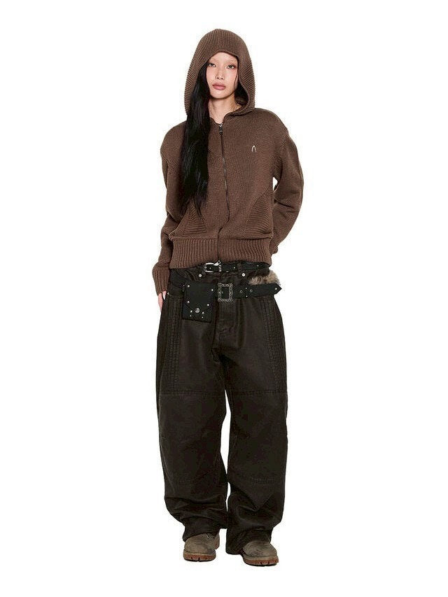 【AAKAM】Fur Belt Bag