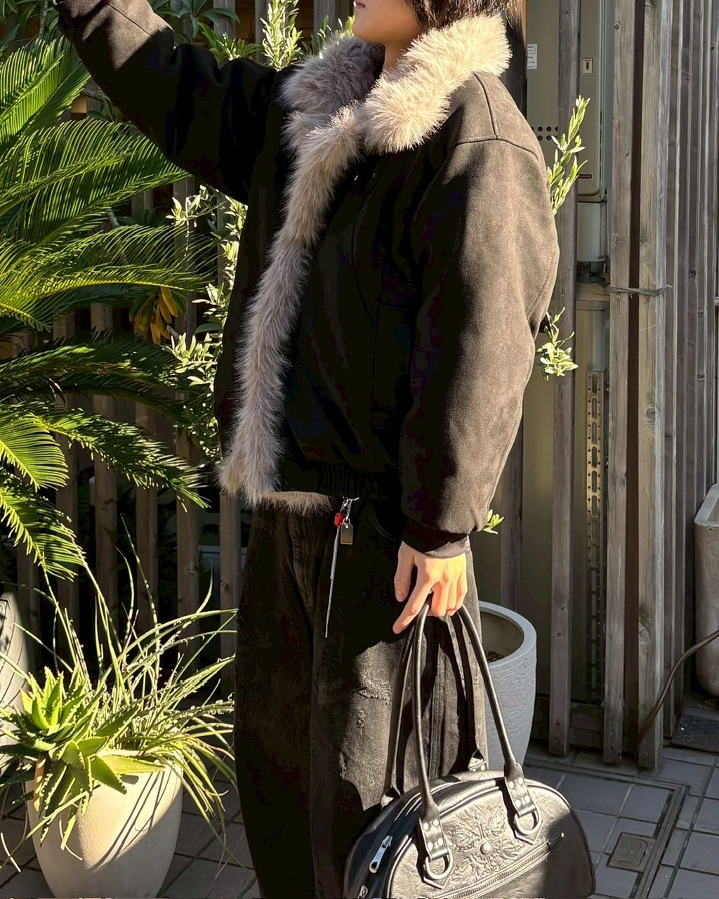 受注制【nmtc +】mouton fur jacket / 【エヌエムティーシープラス】ムートンファージャケット (2color)