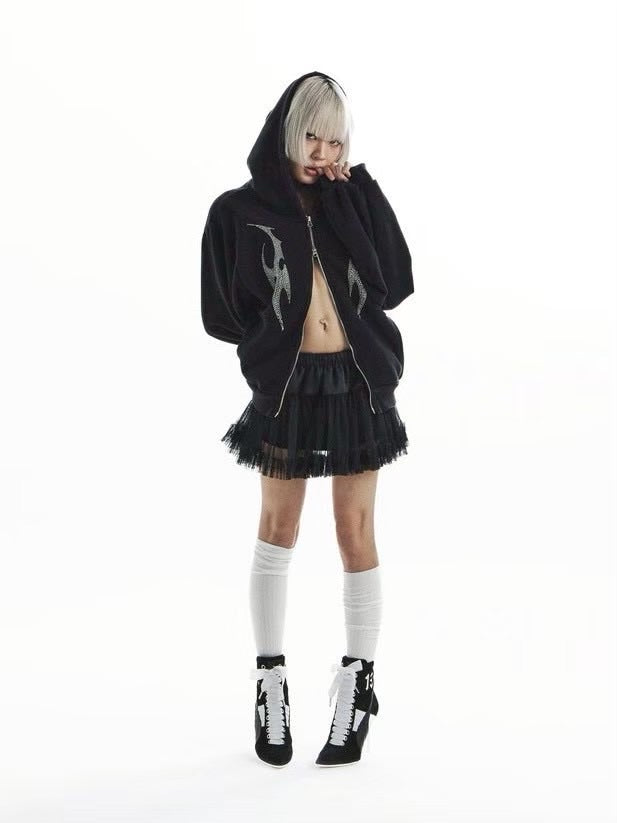 【KAIYA】fluffy tutu skirt