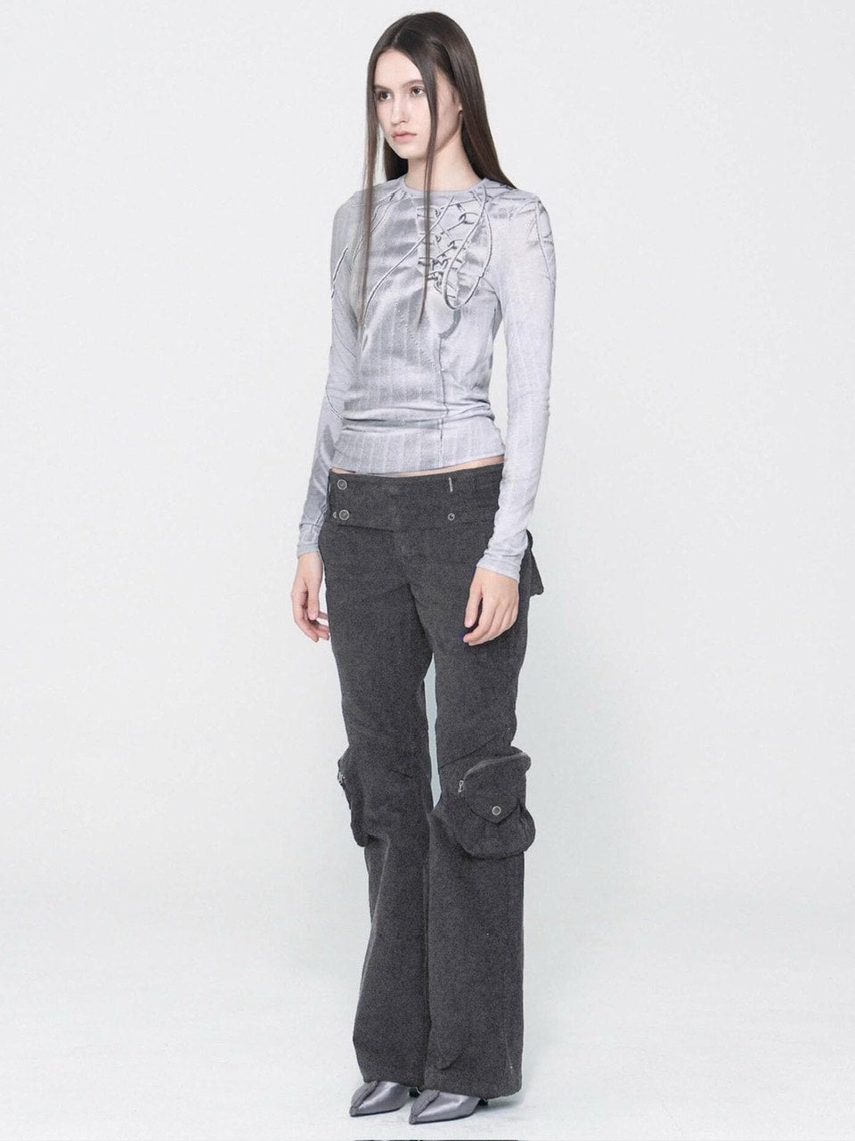 【bonnae】Chi-e graphic top