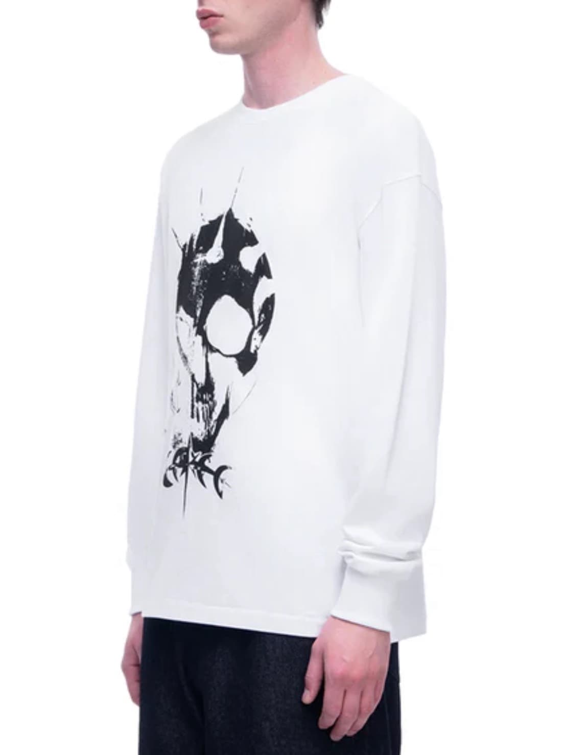 【The Boy Has No Patience】TBHNP LUMINOUS DAWN KNIGHT AND GHOST PRINTED LONG TEE / 【ザボーイハズノーペーシェンス】フロントプリント半袖Tシャツ