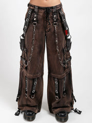 【TRIPP nyc】POWER WASH PANT[AF7245MB] / 【トリップ ニューヨーク 】ボンテージストラップウォッシュワイドデニムパンツ