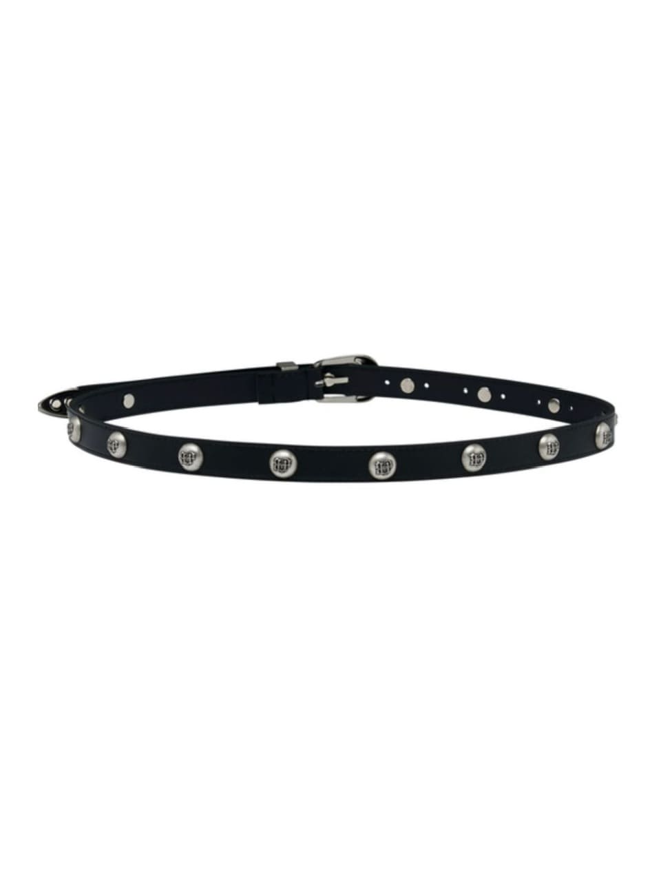 【BLACK PURPLE】Bullet Stud Belt