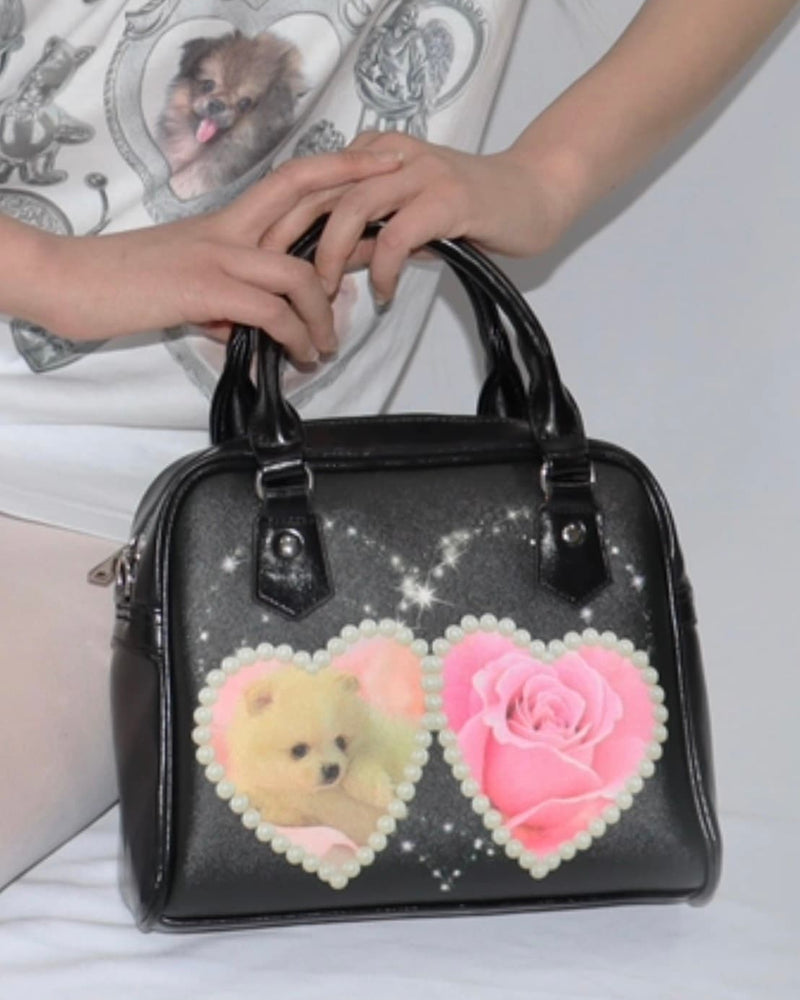 【HURJABOYACC】PET LEATHER BAG S4 PUPPY