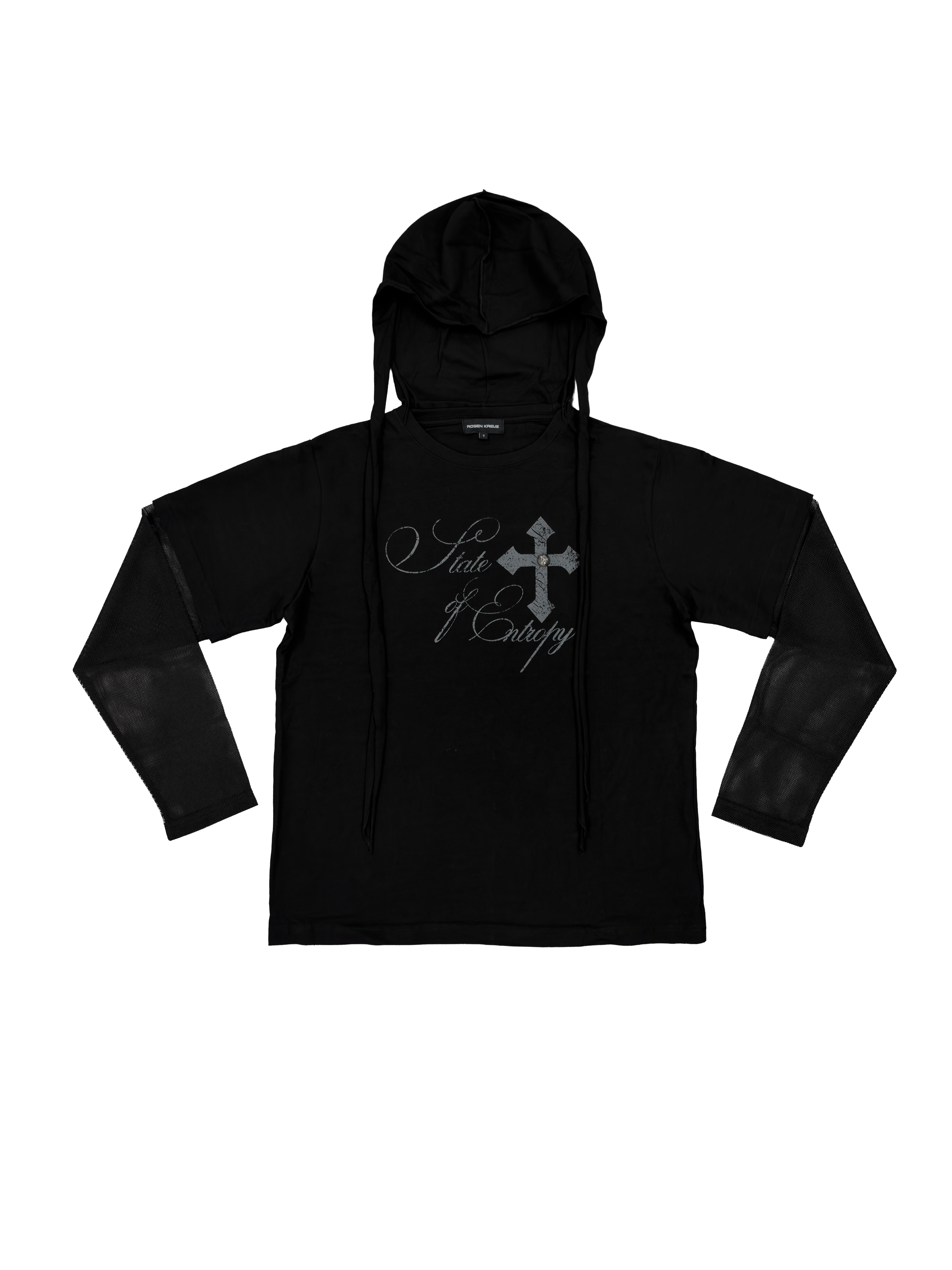 6/5 19:00先行発売【Rosen Kreuz】RUIN LAYERED MESH LONG SLEEVE