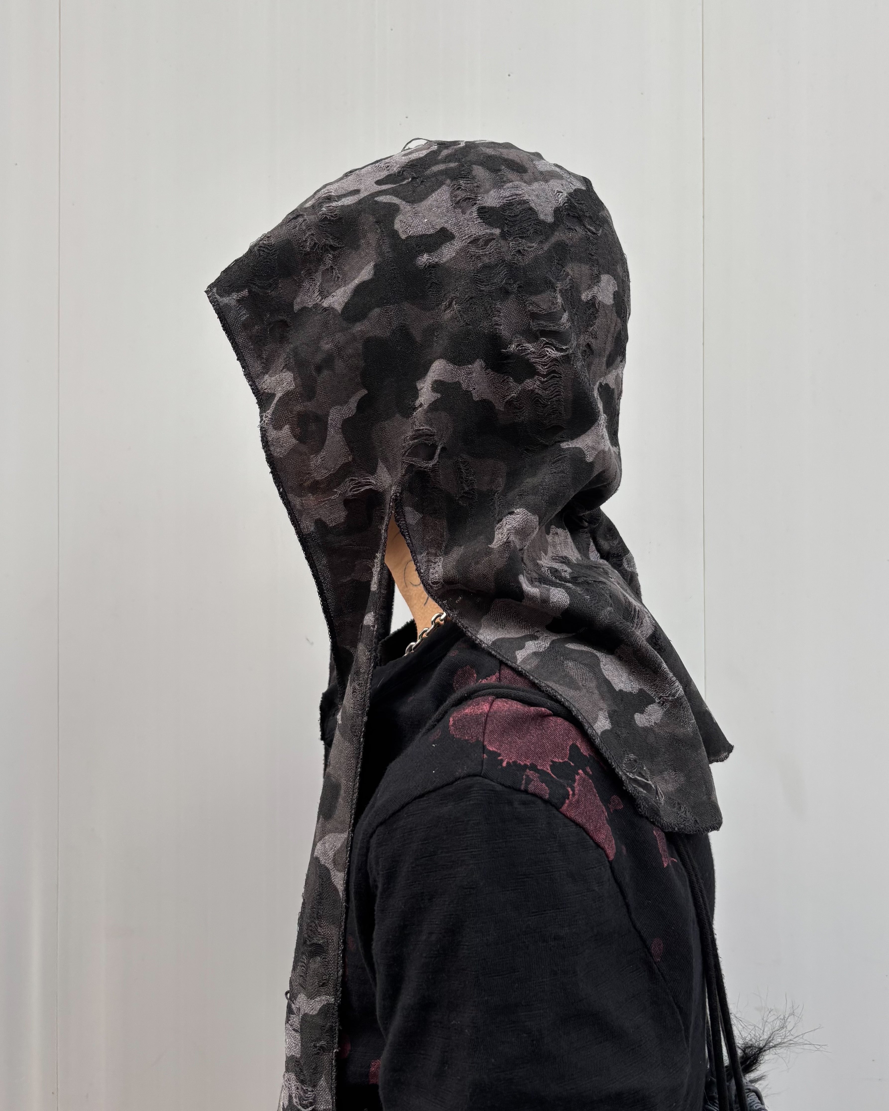 国際配送【Never mind the XU】damage camouflage balaclava