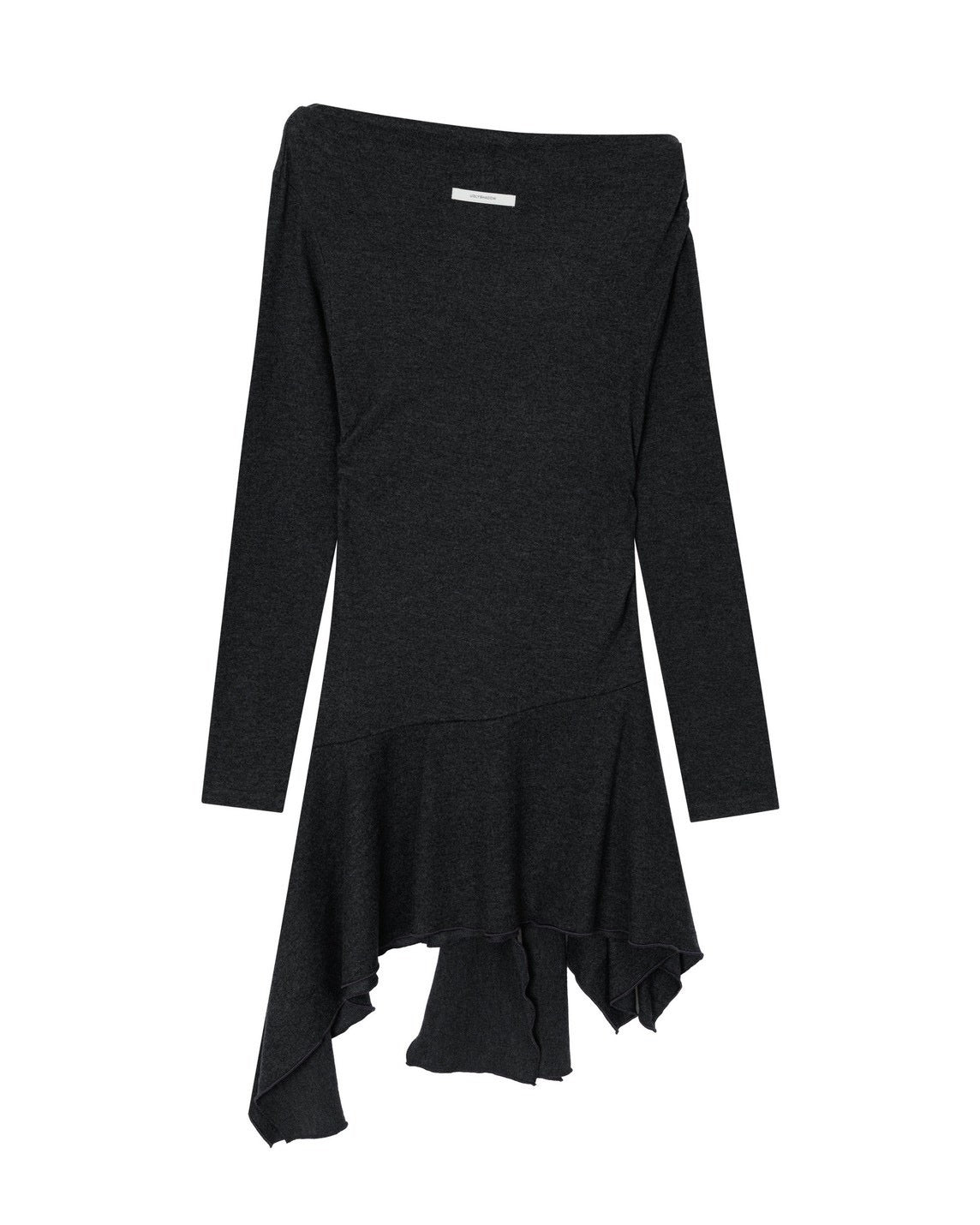 【Uglyshadow】RUCHED BOAT LONG TEE