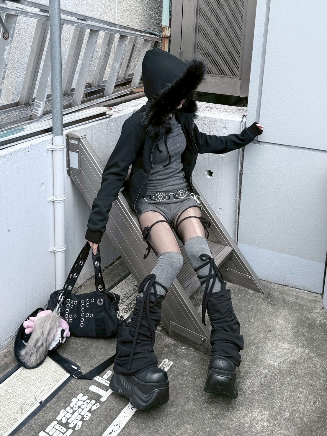 【nmtc +】ribbon legwarmer (3color)