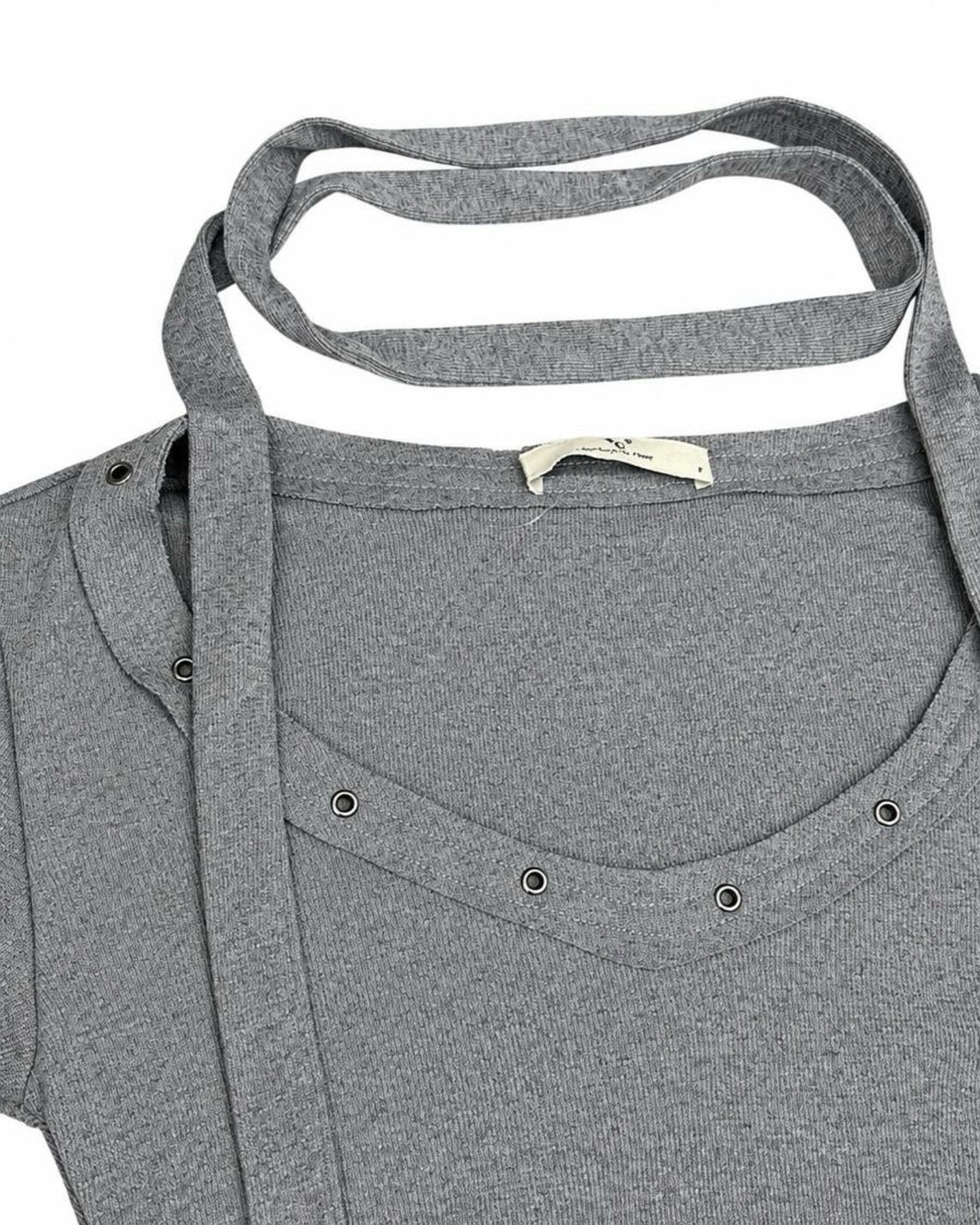 受注制【nmtc+】tie set u-neck long sleeve tee (3color)