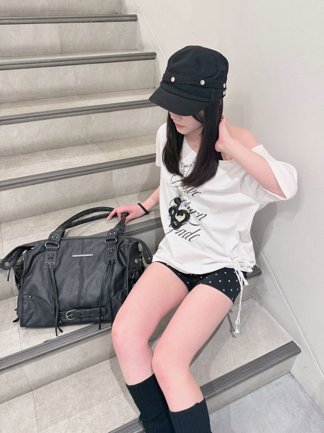 7/4 20:00発売 受注制【nmtc+】Polka Dot Banding Short Pants (3color)