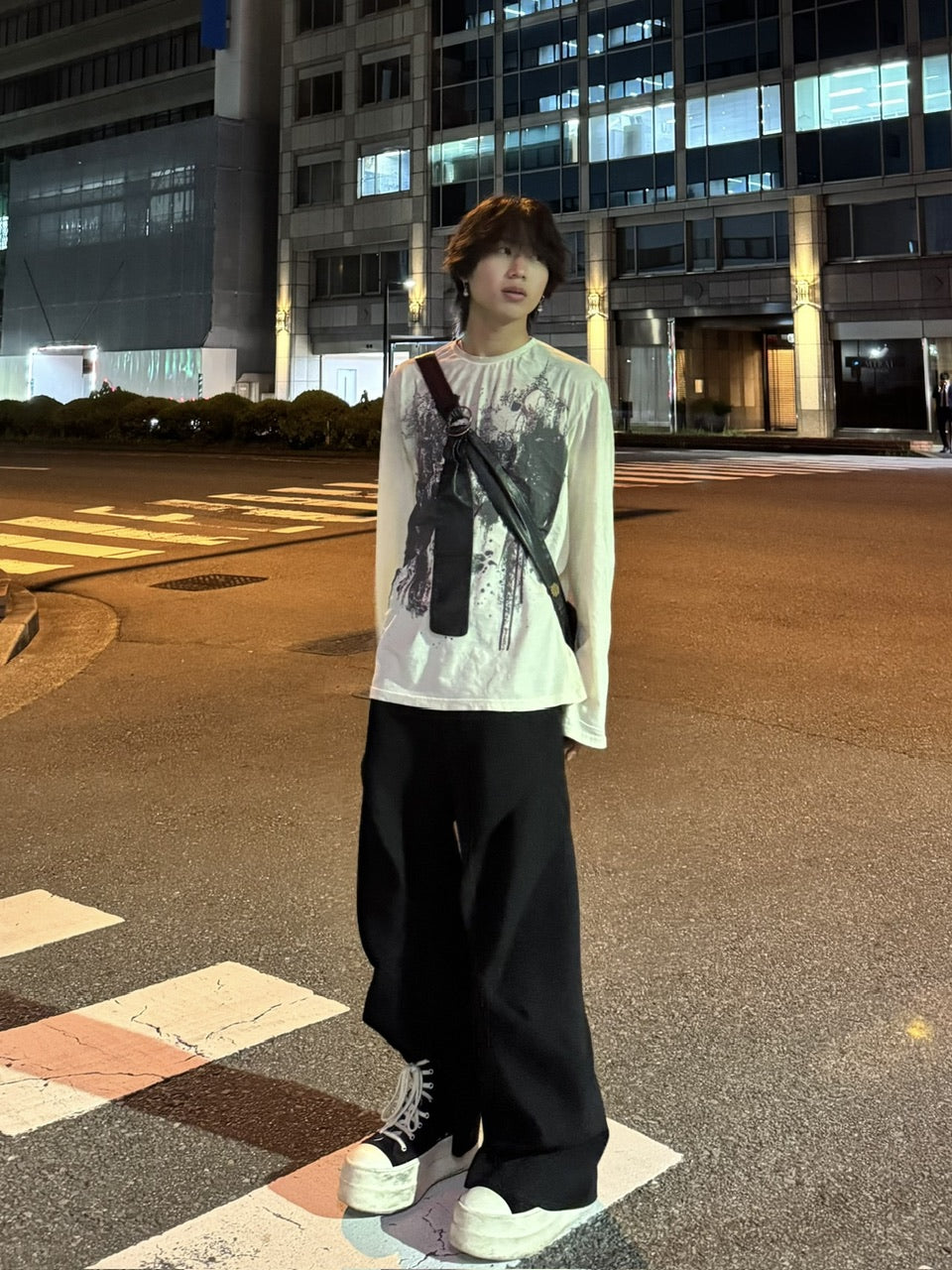 国際配送【RENOL】grunge long sleeve tee