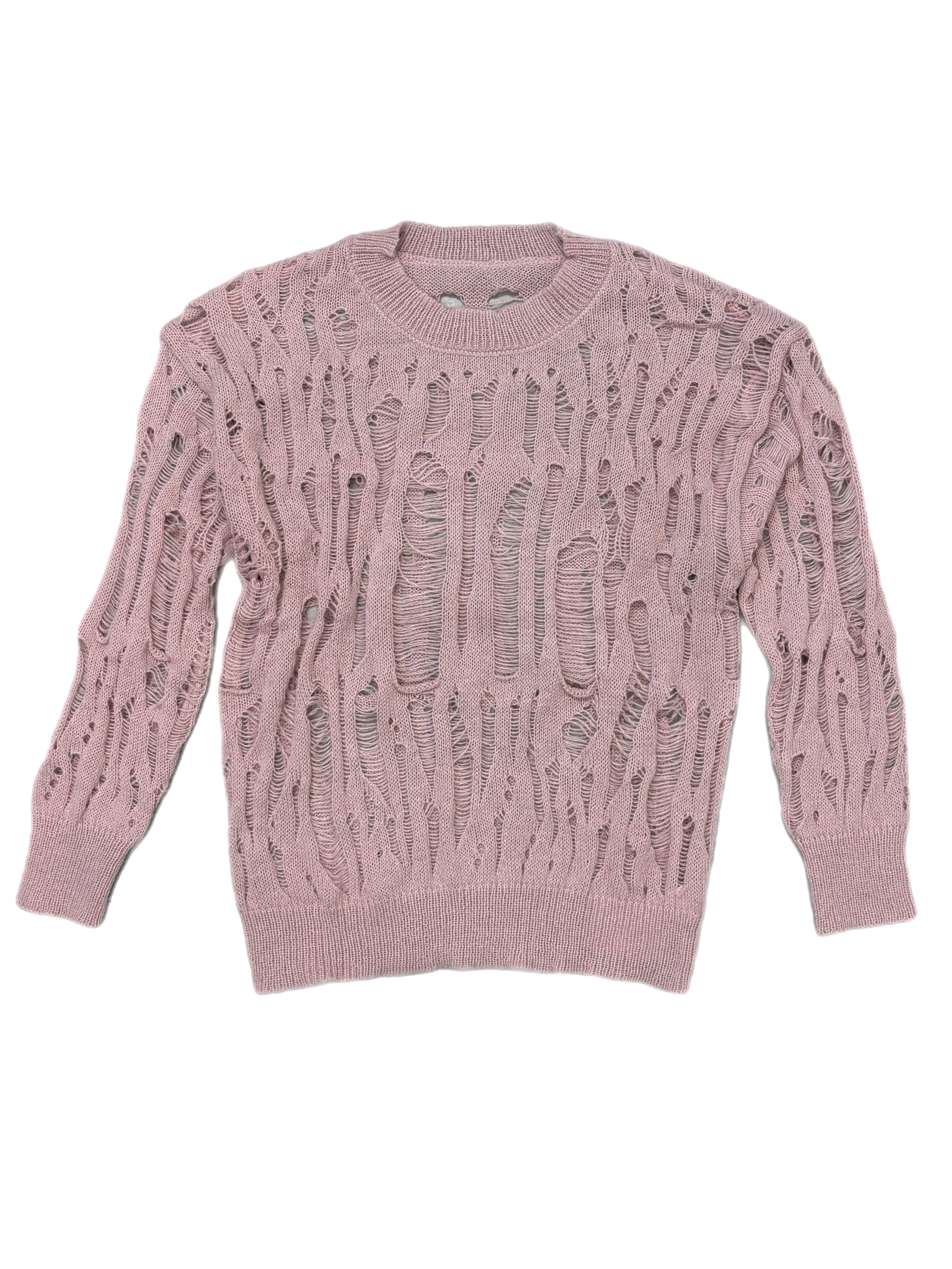 国際配送【Never mind the XU】damage loose knit