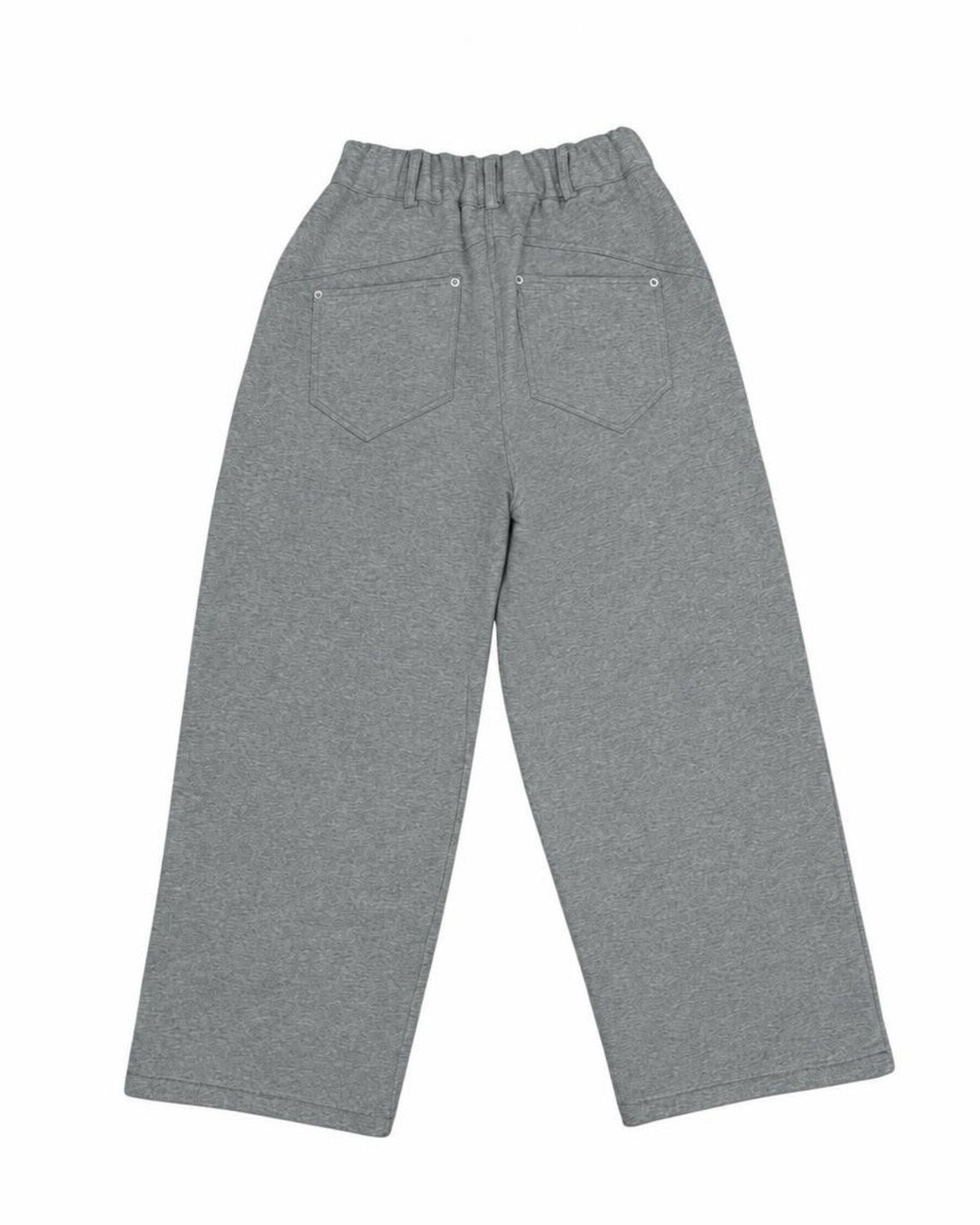 受注制【nmtc+】Curved Seam Wide Sweat Pants (2color)
