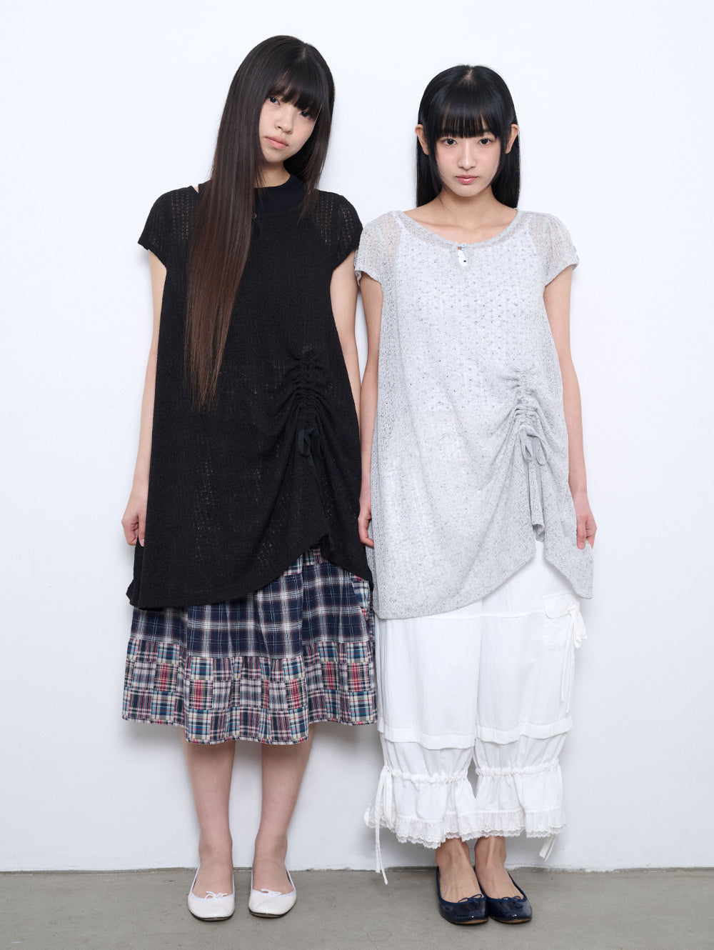 【TUOMIO】CROCHET MINI DRESS