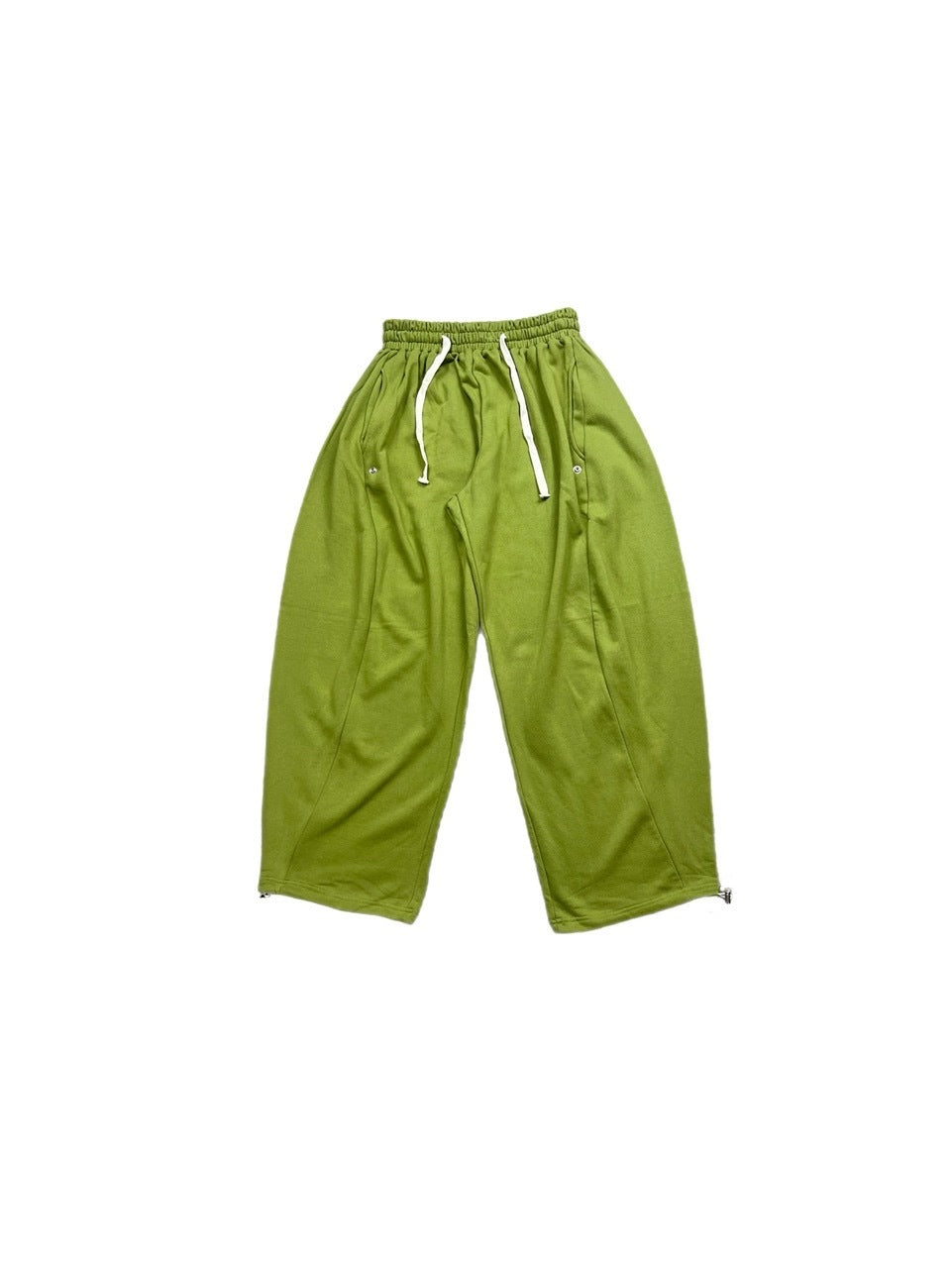 【Chikashitsu +】side button balloon sweat pants (3color)