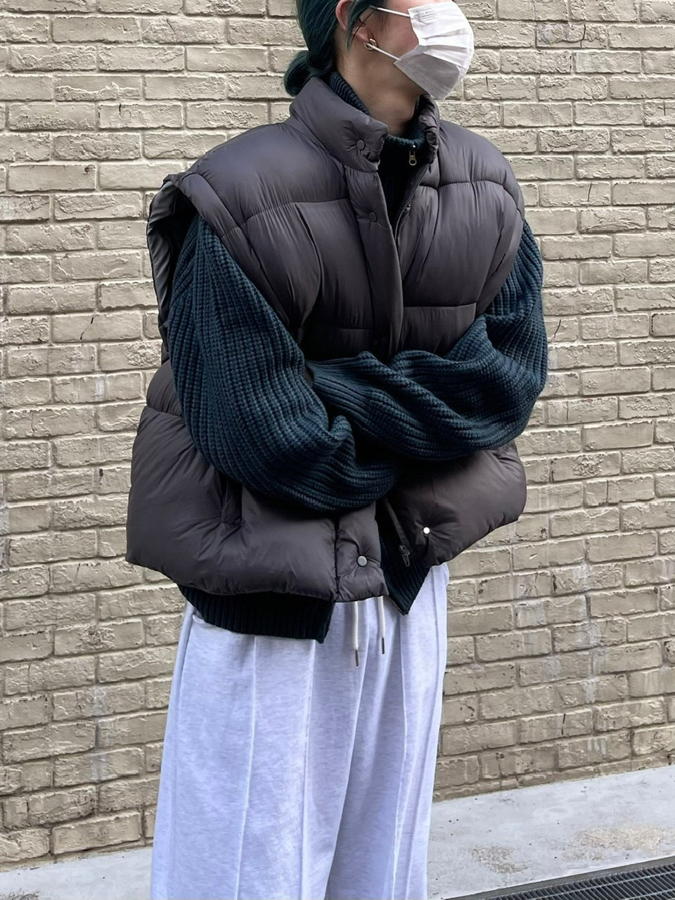 受注制【Chikashitsu +】2way padding jacket (4color)