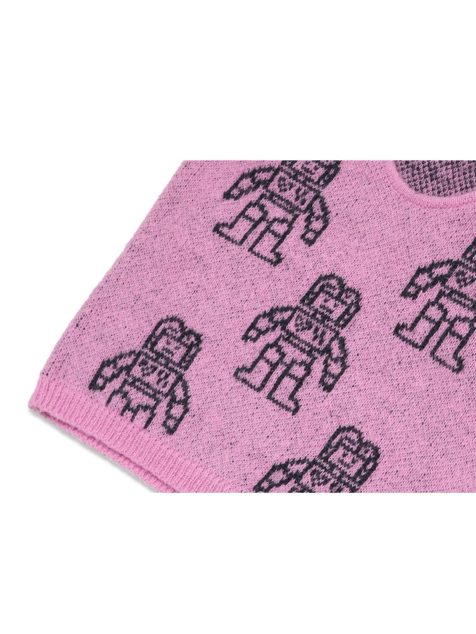 【YOUTHBATH】High-Neck Knit Top Set-up