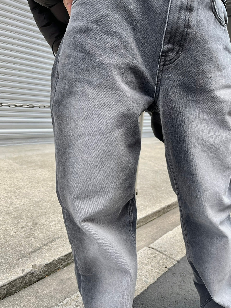 【Chikashitsu +】vintage wash denim pants (2color) / 【チカシツプラス】ヴィンテージウォッシュデニムパンツ