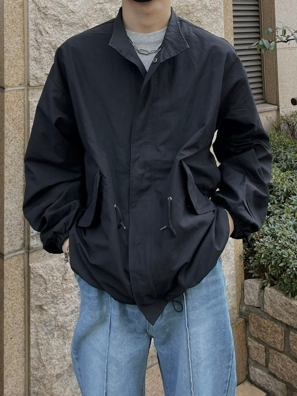 受注制【Chikashitsu +】cotton blouson(3color) / 【チカシツプラス】コットンジャケット