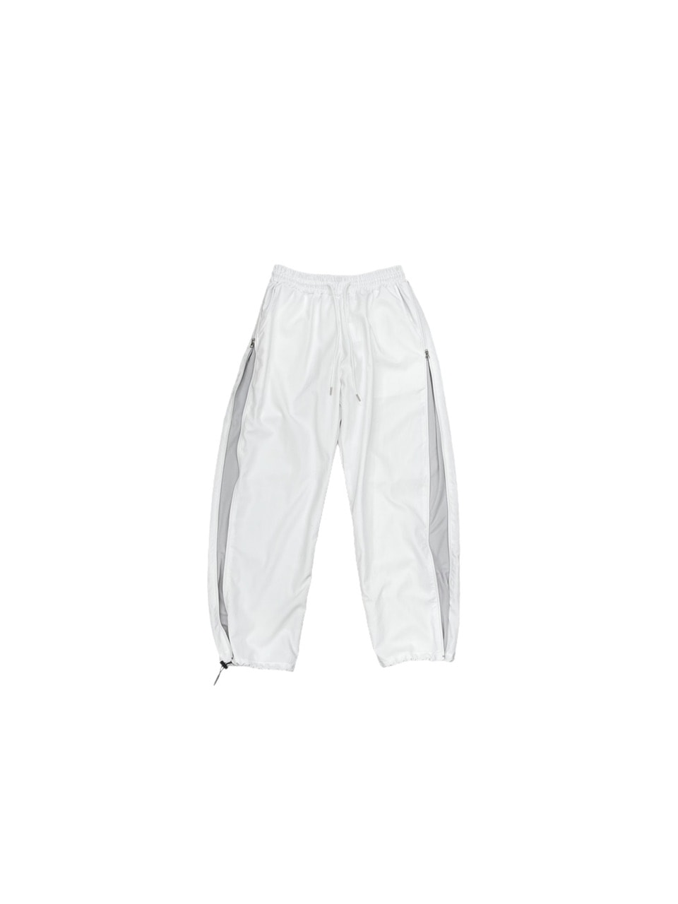 受注制【Chikashitsu +】side zip wide nylon pants (3color)