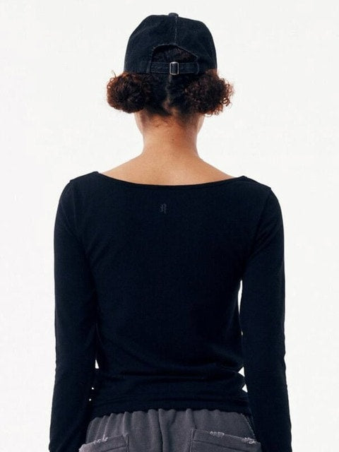 【runningHIGH】LETTERING SLIM L/S TEE / 【ランニングハイ】レタリングスリム長袖Ｔシャツ