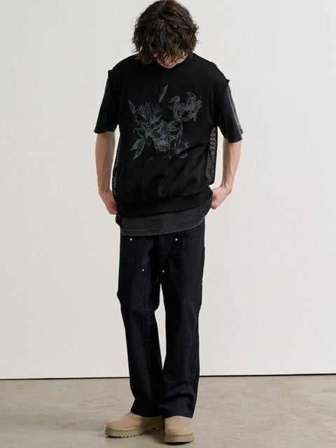 【RE:ON STUDIO】LAYERED MESH VEST