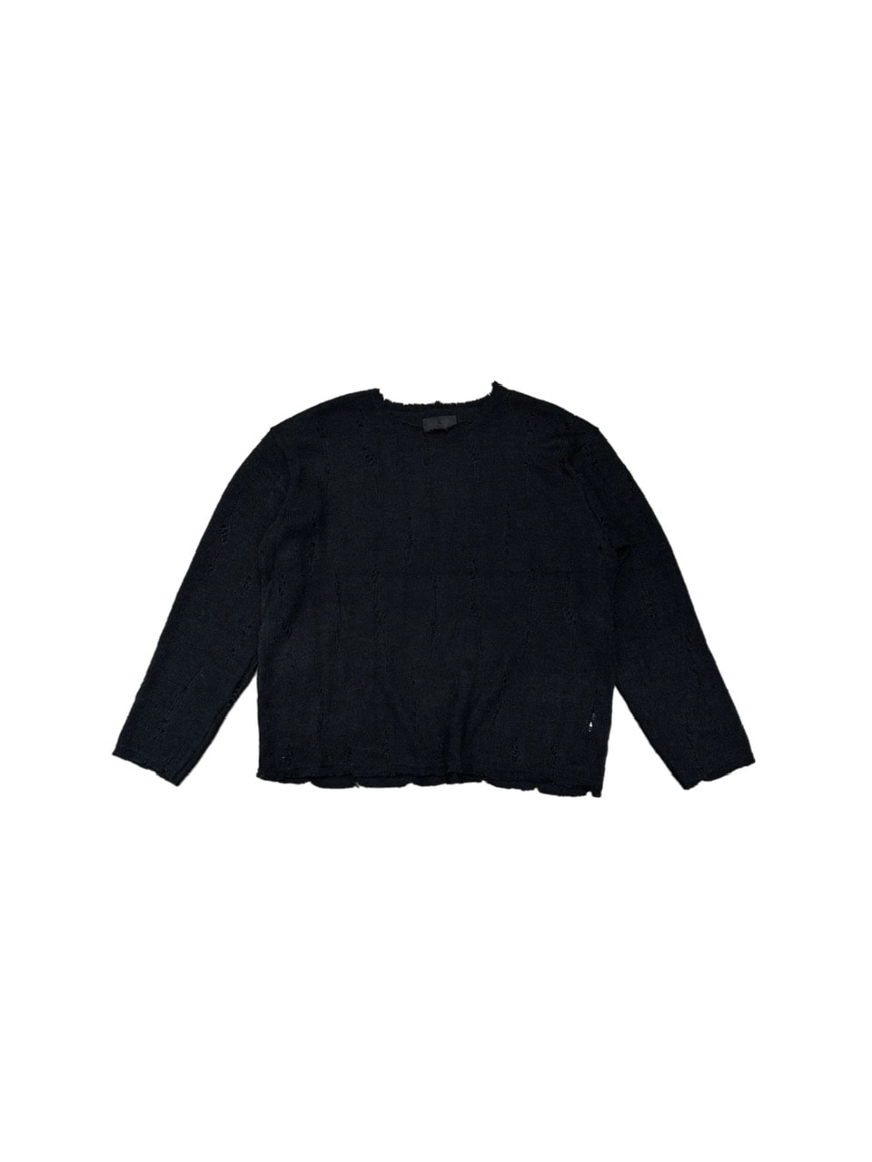 大阪店WEB限定受注制【Chikashitsu +】damage mohair knit (3color)