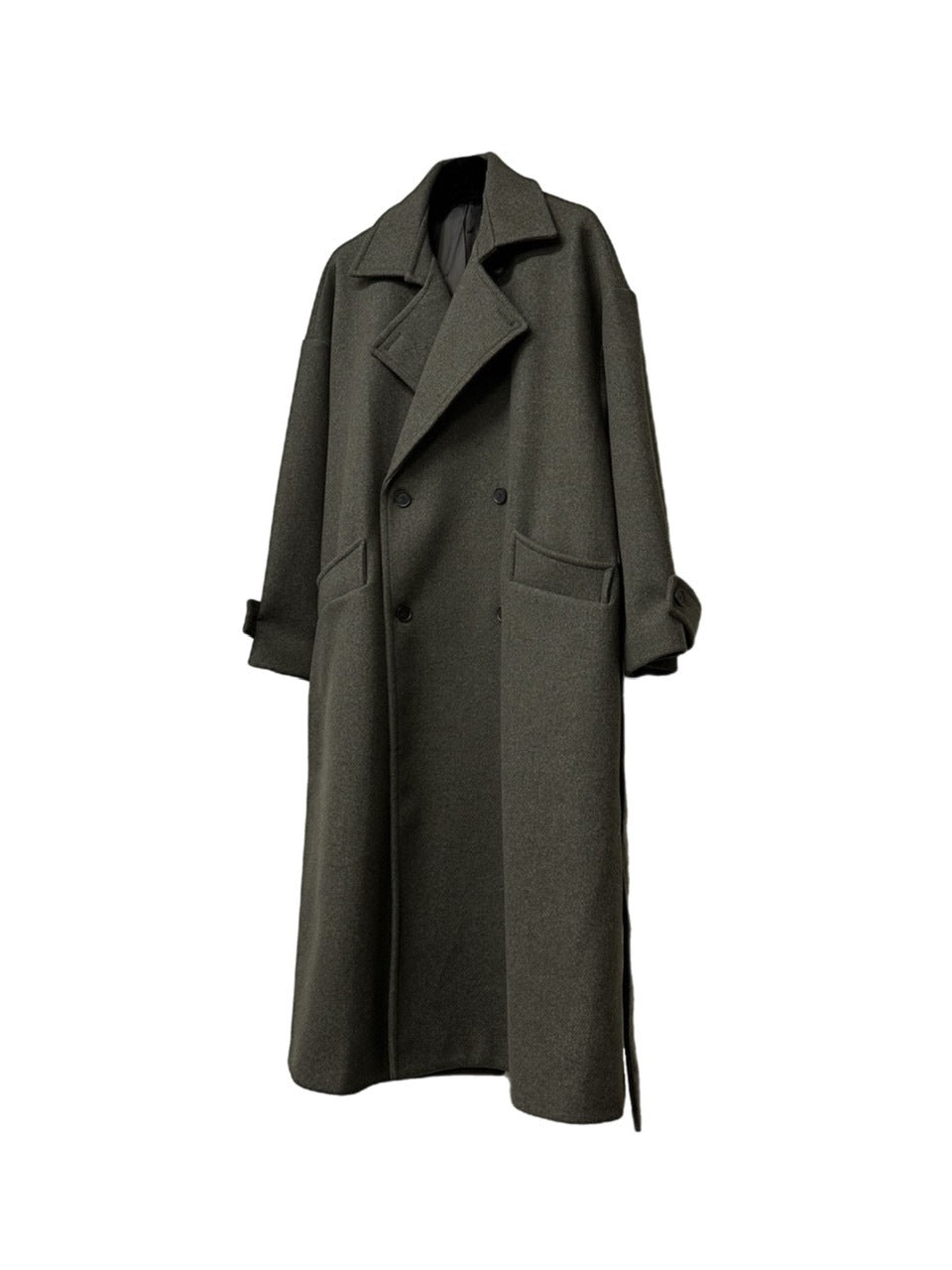 大阪店WEB限定【Chikashitsu +】oversized wool double coat (2color