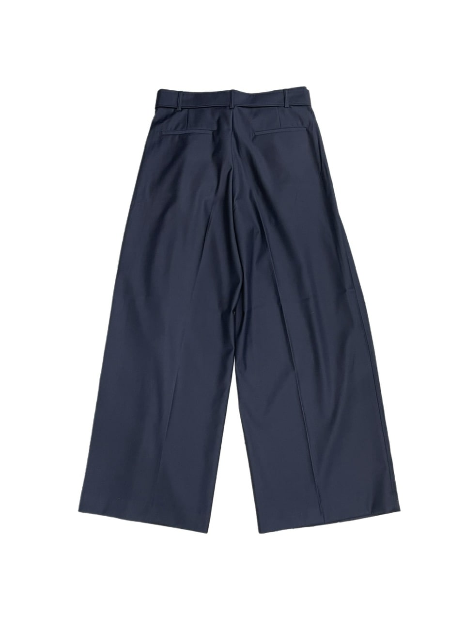 受注制【Chikashitsu +】belt wide slacks (3color)