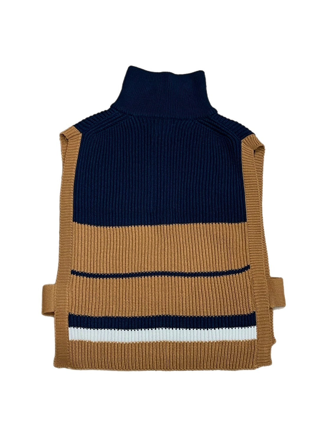 【Chikashitsu +】half zip design vest (3color)