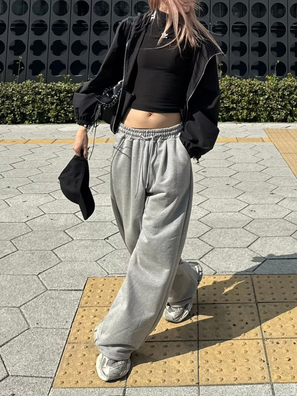受注制【Chikashitsu +】snap button buggy sweat pants (3color) / 【チカシツプラス】スナップボタンバギースウェットパンツ