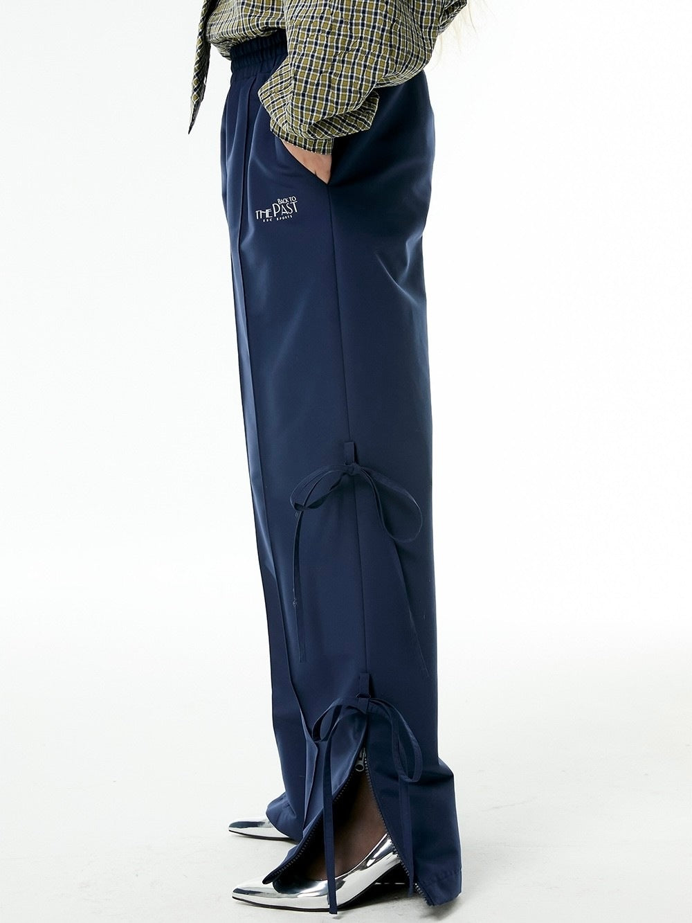 【ESC STUDIO】ribbon training pants