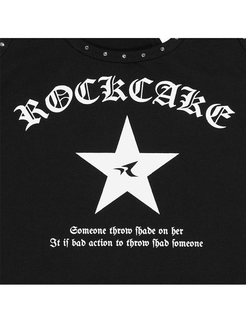 【ROCK CAKE】Crystal Hotfix Sleeveless