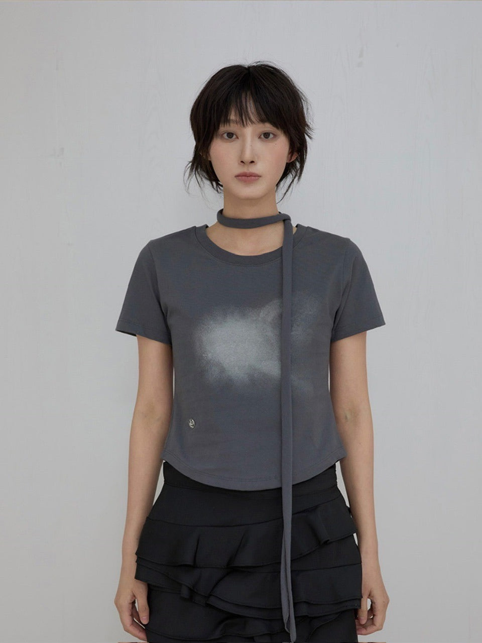 【FLAREUP】Vanish Tie Scarf T-Shirt