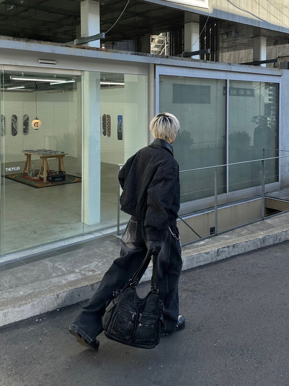 大阪店WEB限定【Chikashitsu +】leather pocket shoulder bag 3