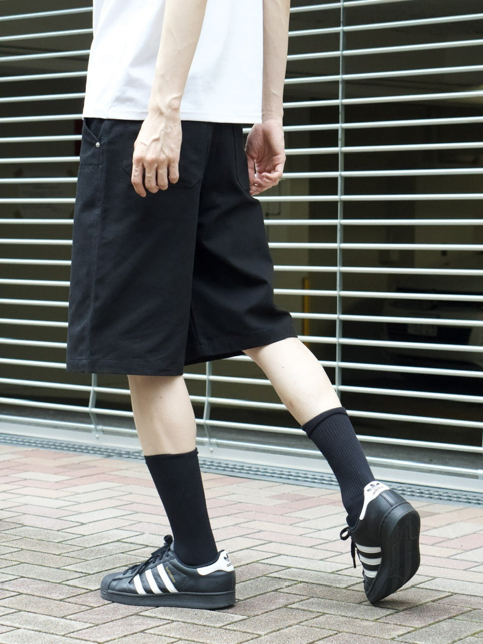 東京店WEB限定受注制【Chikashitsu +】utility half pants (2color)