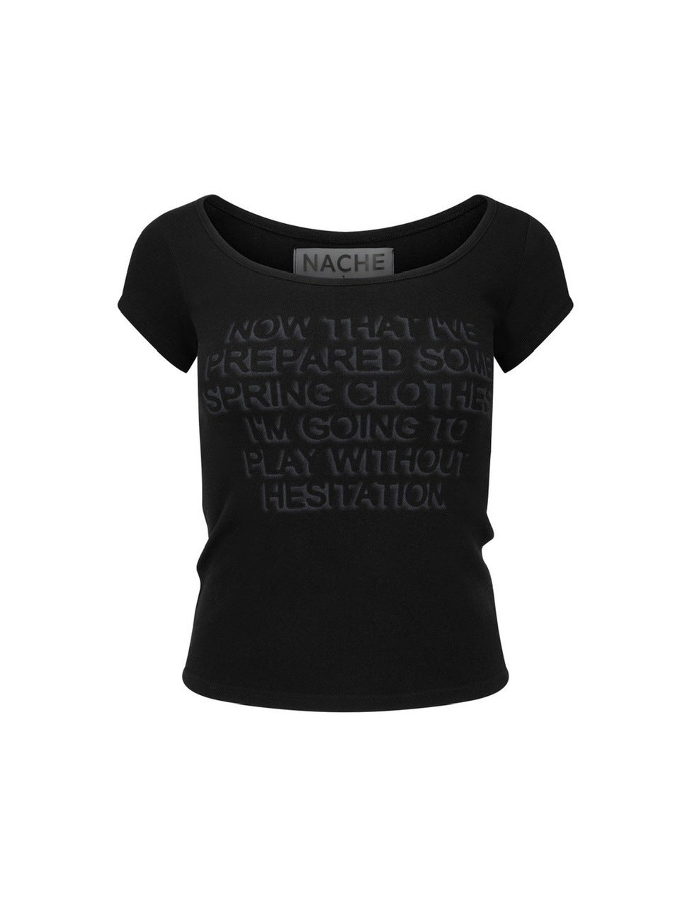 【NACHE】CONVEX PRINTED T-SHIRT