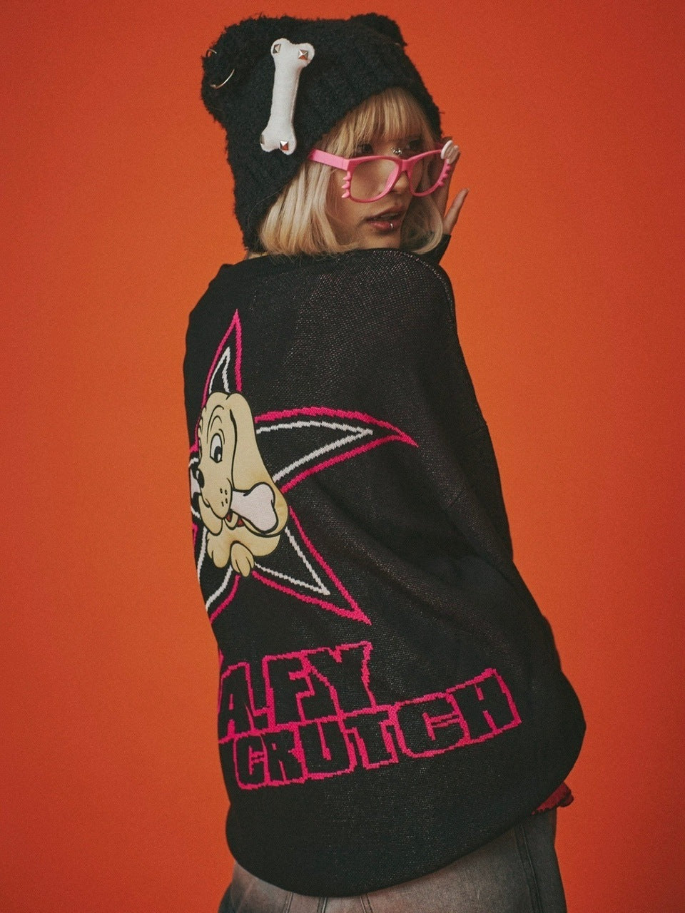 【GALFY】星のガルフィーニット / 【ガルフィー】ロゴ長袖セーター