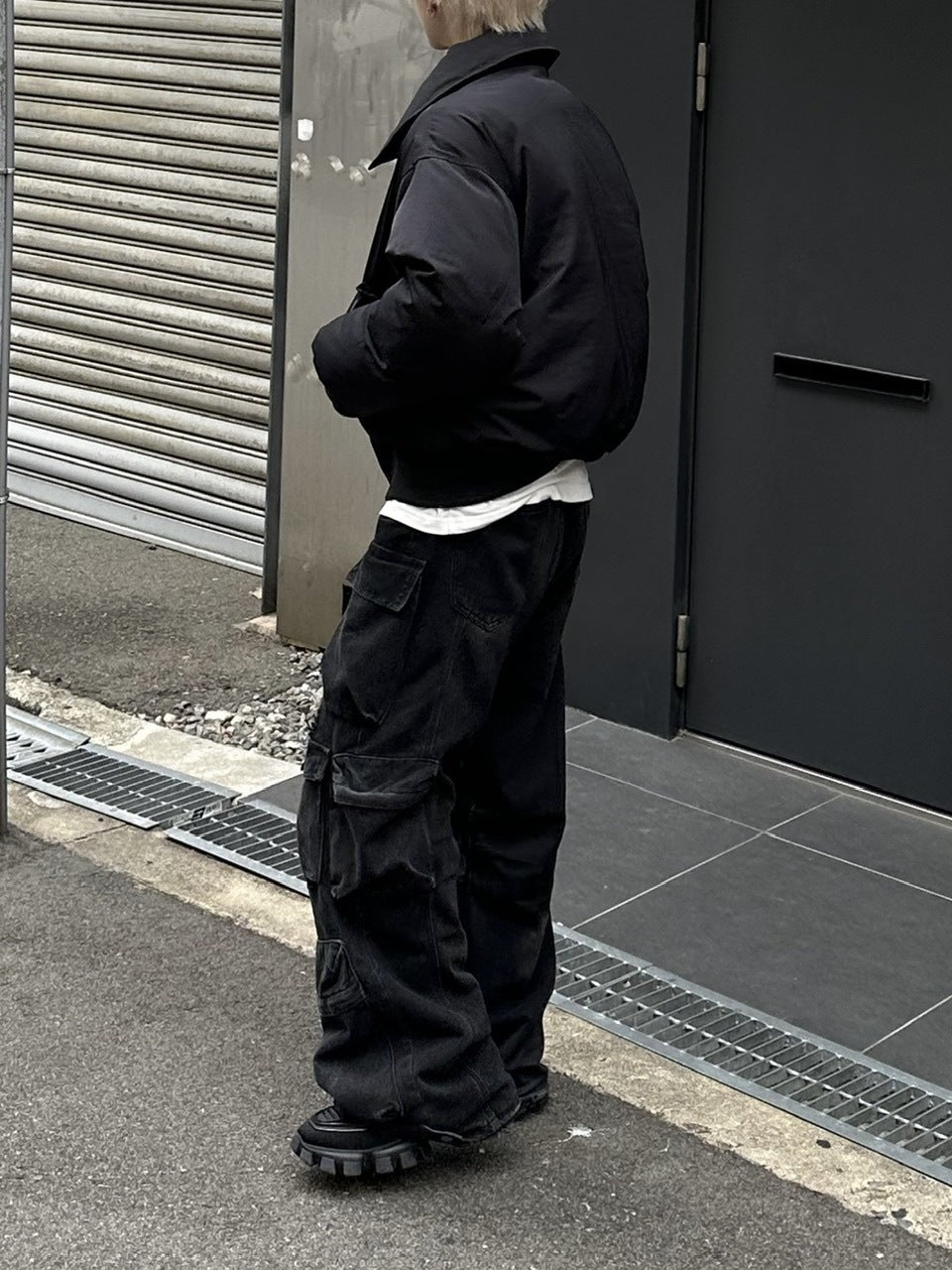 大阪店WEB限定【Chikashitsu +】stand neck padding jacket (2color)