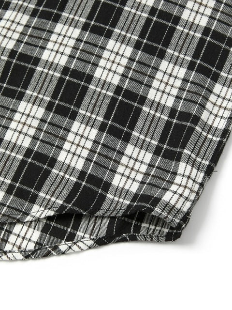 【DNSR】Oversized flannel check shirt