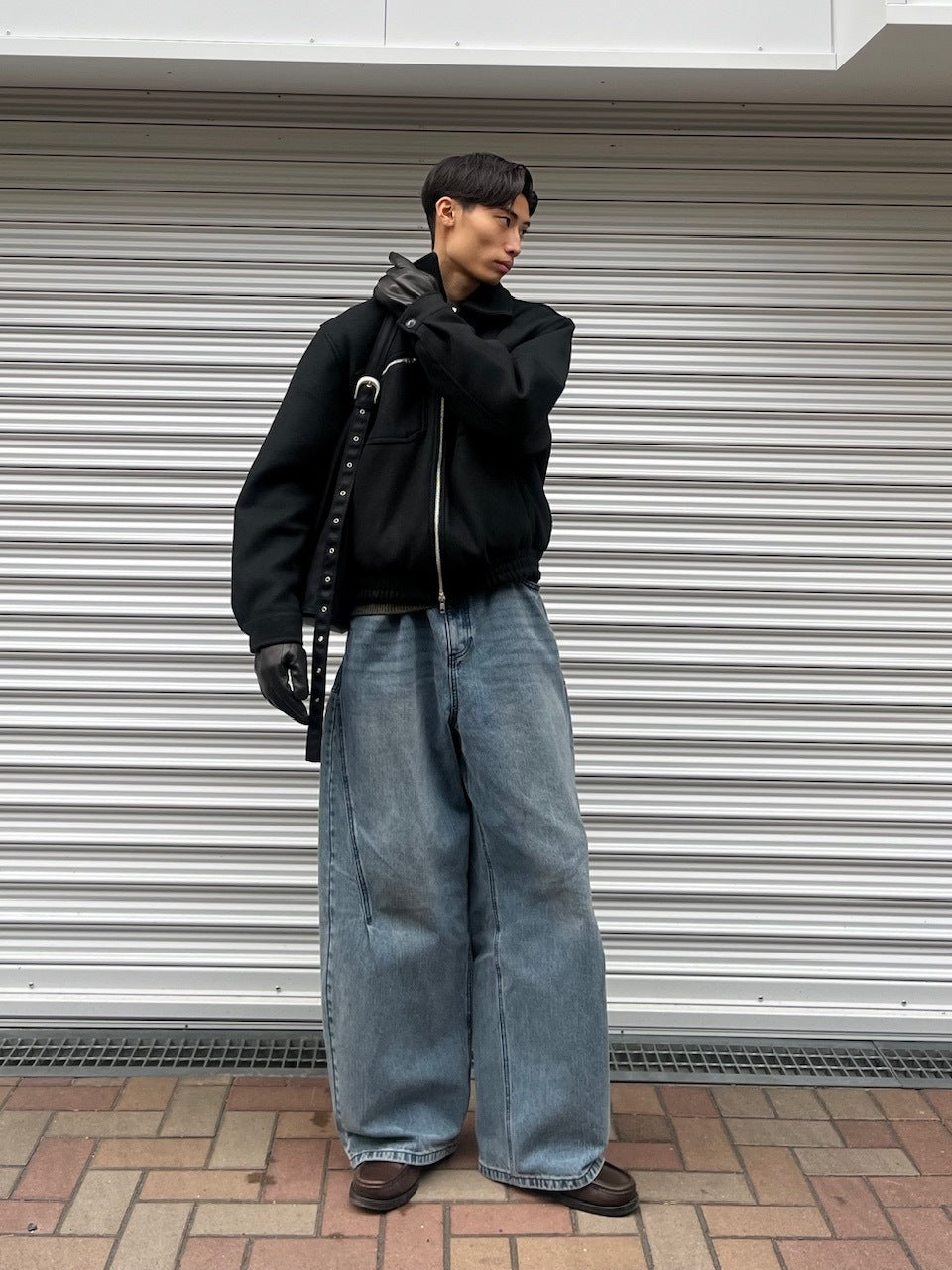 東京店WEB限定【Chikashitsu +】clear wool blouson (3color)