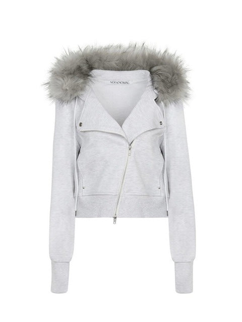 12/20 20:00発売【NOT KNOWING】RIDER FUR HOOD ZIP UP /【ノットノーイング】ライダーファーフードジップアップスウェット