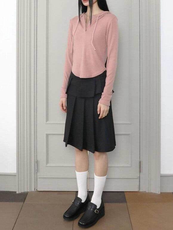 【Uglyshadow】BASIC CROP HOODIE