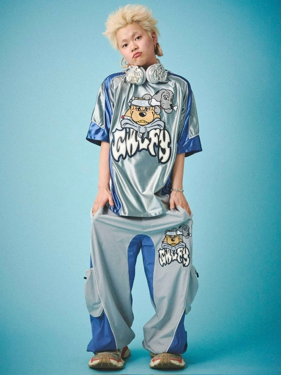 【GALFY】病みに争いしサイバーTシャツ