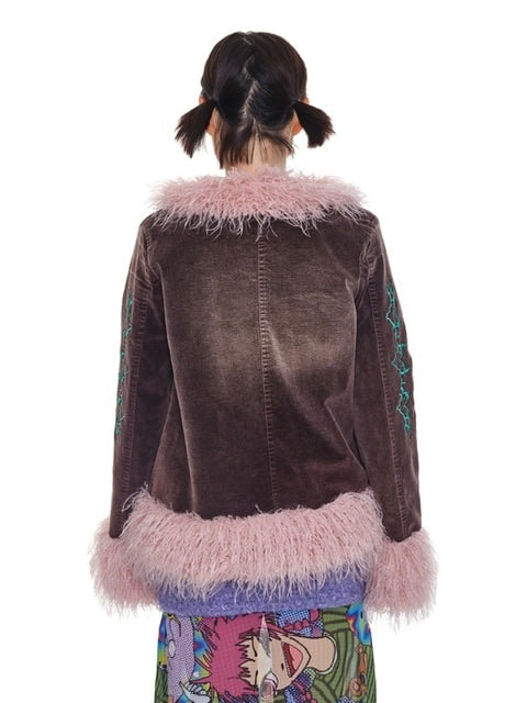 【YOUTHBATH】Fluffy washed jacket