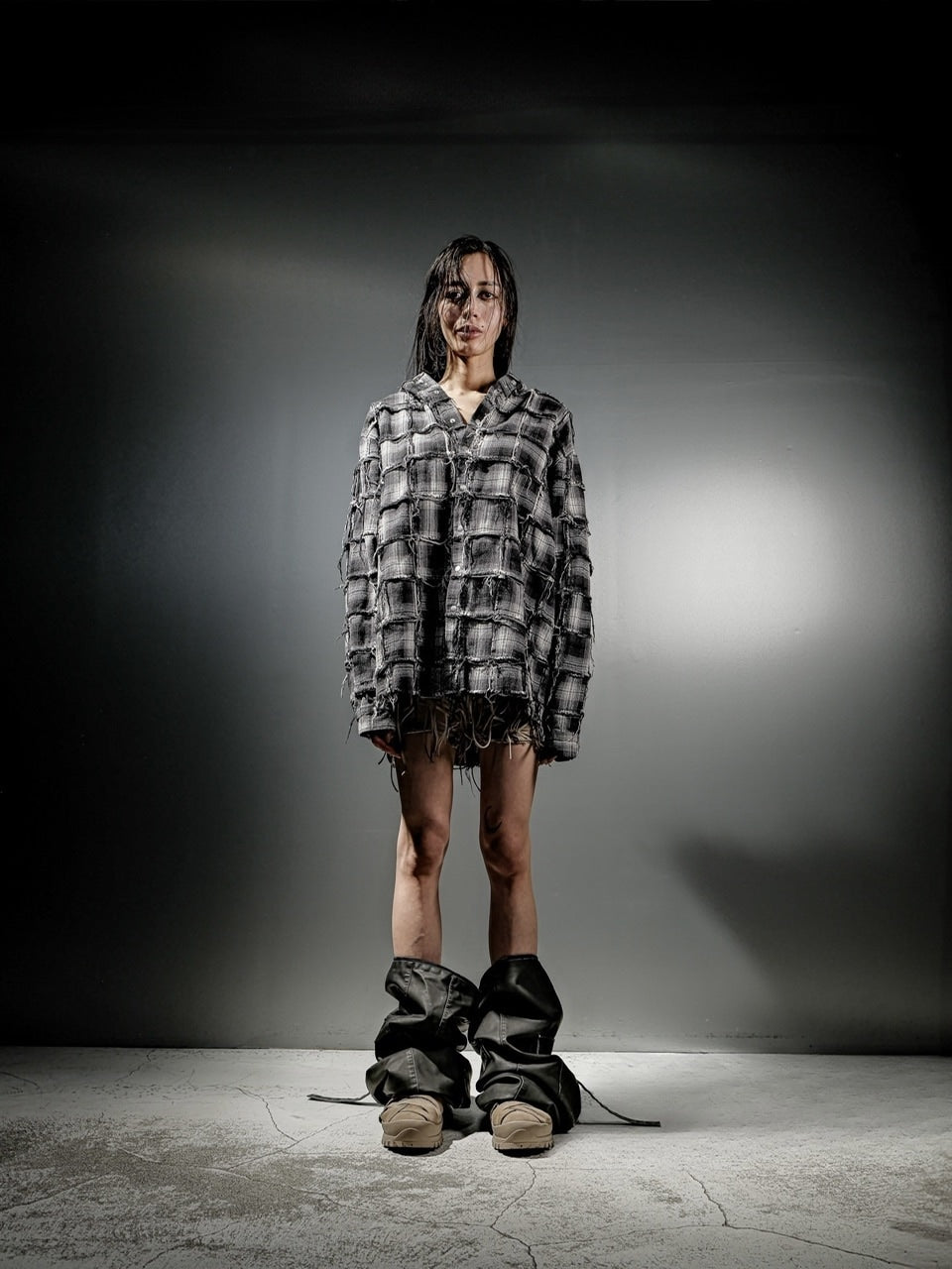 【DIG YOUR OWN GRAVE】PATCHWORK HOODY