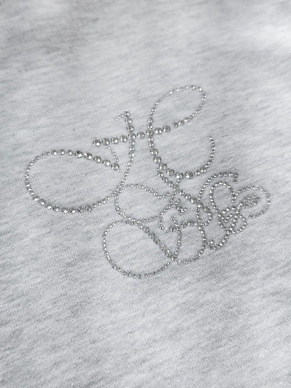 【HOLY NUMBER 7】OVERFIT HIP HOP MOVE CUBIC LETTERING HOODIE ZIP-UP