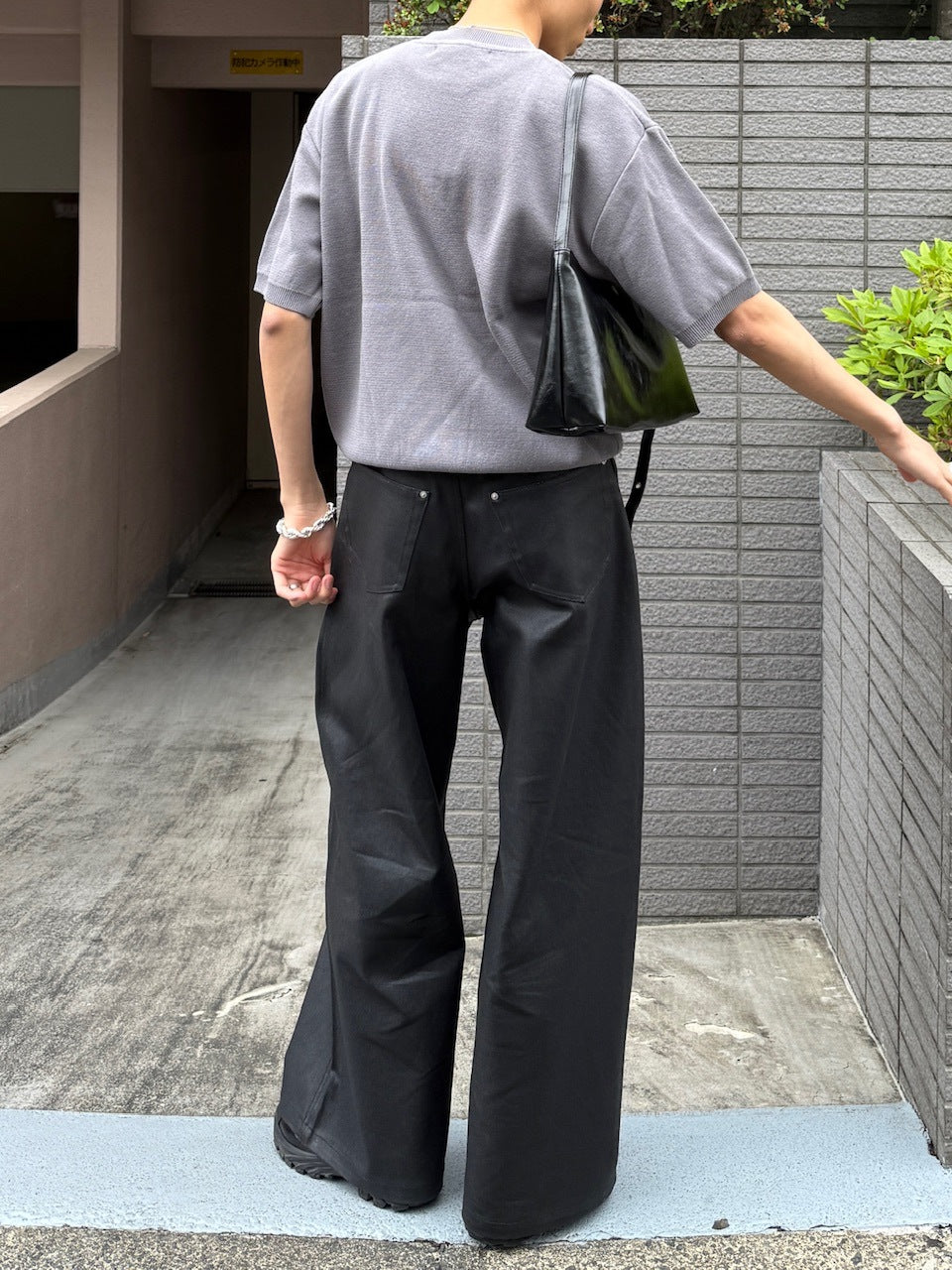 東京店WEB限定受注制【Chikashitsu +】crew neck cotton knit (3color)