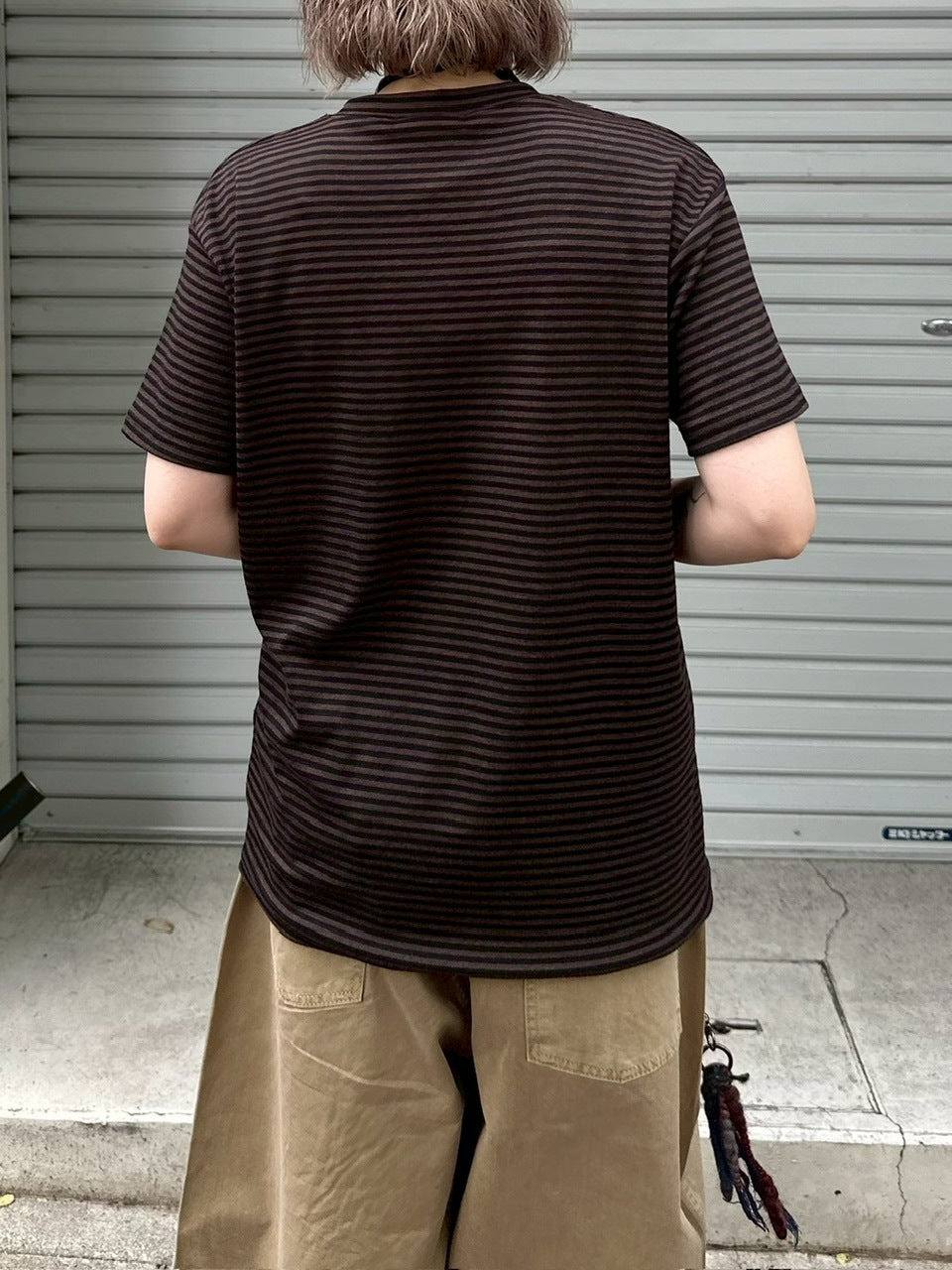 受注制【Chikashitsu +】tight fit border t-shirt (3color) / 【チカシツプラス】タイトフィットボーダー半袖Tシャツ