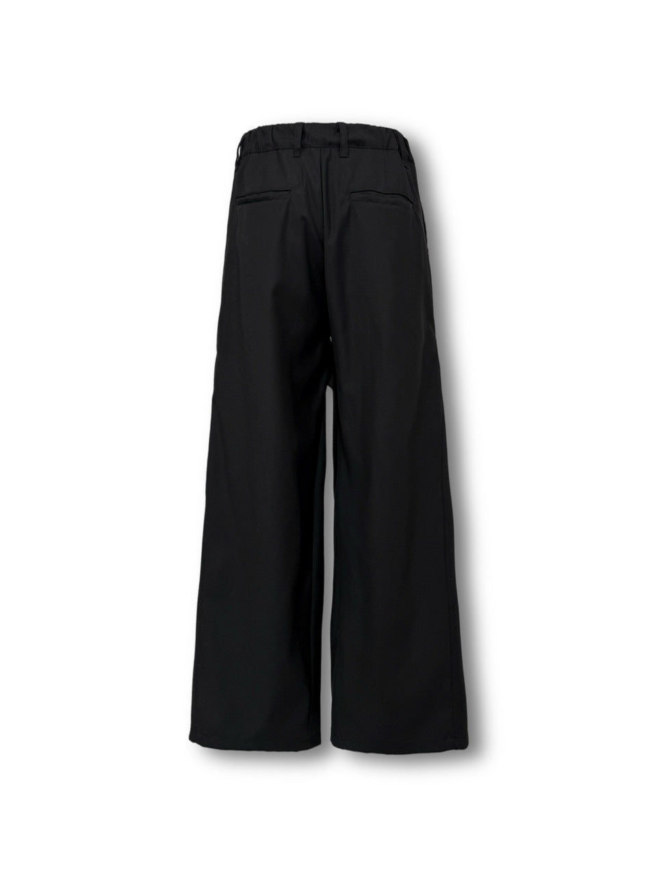 【CS】FLOW FIT DRAPE SLACKS(BLACK)